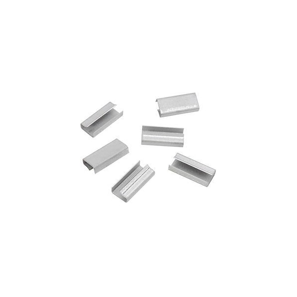 Pac Strapping Products Pac Strapping Thread On Polyester & Polypropylene Strapping Seals, 1/2" Strap Width, Pack of 1000 S-40A - main